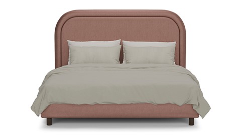 Bed Amber velvet glow, blush