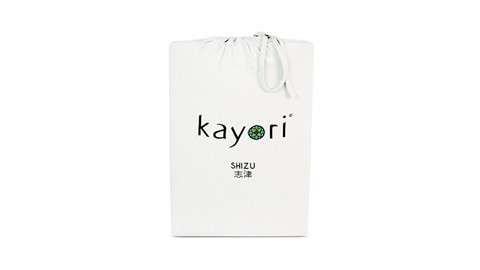 Hoeslaken Kayori Jersey splittopper, off-white