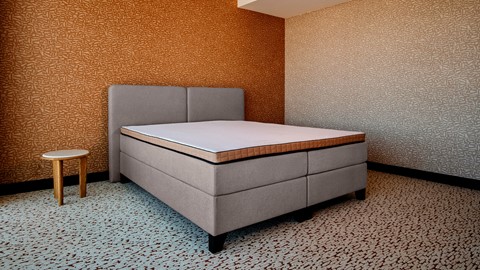 Hotelboxspring Executive met topper Comfort, beige