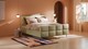 Boxspring Crystal soft touch met gestoffeerd matras, pistachio