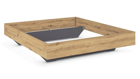 Bed Lex, artisan eiken