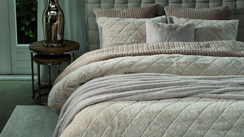 Dekbedovertrek Whisper Soft, taupe