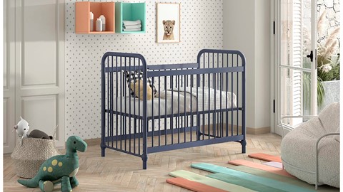 Babyledikant Bronxx, blauw