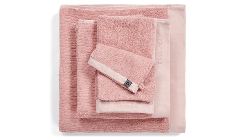 Handdoek Connect Organic Lines, roze
