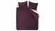 Dekbedovertrek Velvety, burgundy