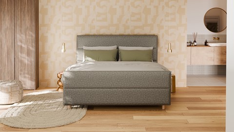Boxspring Mica - Bold touch, liver