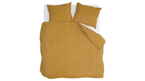 Dekbedovertrek Vintage Cotton, geel