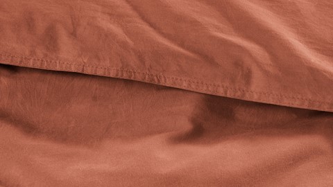 Dekbedovertrek Organic Basic, bruin