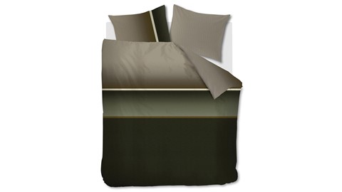 Dekbedovertrek Kian, olive green