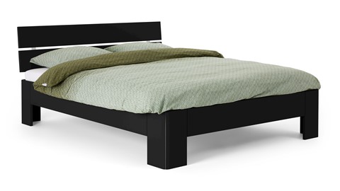 Bed Fresh 500 met hoofdbord, zwart