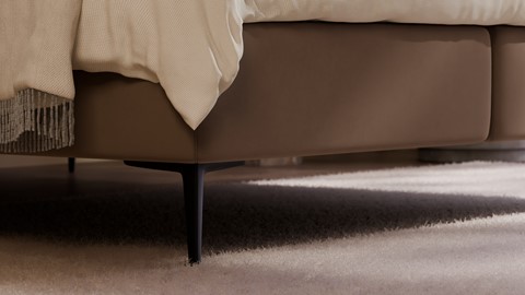 Boxspring Mesa met Kårlsson Excellence matras, liver