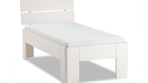 Bed Fresh 500 met hoofdbord, wit