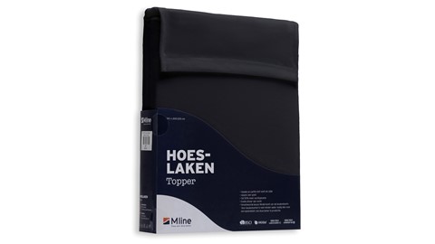 Hoeslaken Modal topper, antraciet