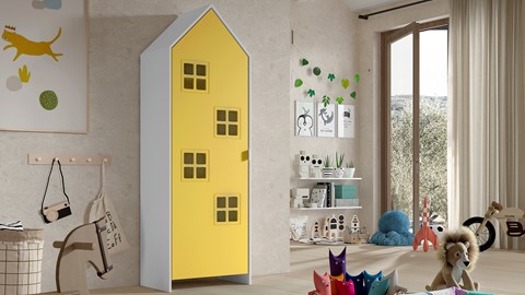 Draaideurkast Casami Bruges, more yellow