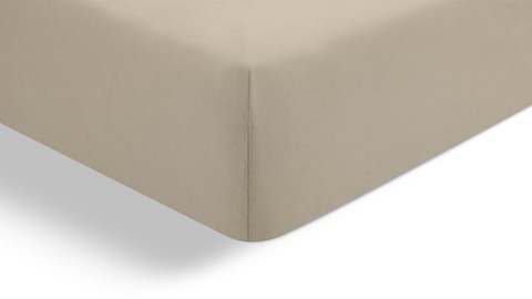 Hoeslaken Biologisch perkal matras, zand