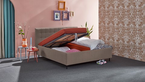 Opbergbed Jade, taupe