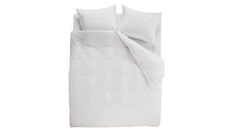 Dekbedovertrek Cotton Uni, white