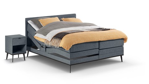 Warmte Concurrenten Trots Boxspring Viggo verstelbaar met gestoffeerd matras | Beter Bed