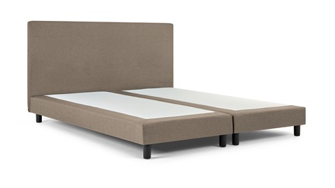 Box Ambra vlak zonder matras, taupe