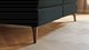 Boxspring Attraktiv Lykka vlak met gestoffeerd matras, anthracite