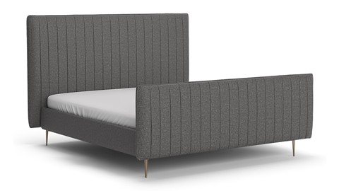 Bed Ruby linen touch, dark grey