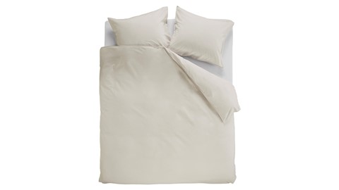 Dekbedovertrek Organic Basic, beige