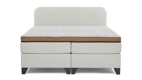 Hotelboxspring Essential met topper Luxury, white