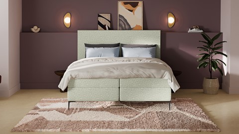Boxspring Emerald - Bold touch, green