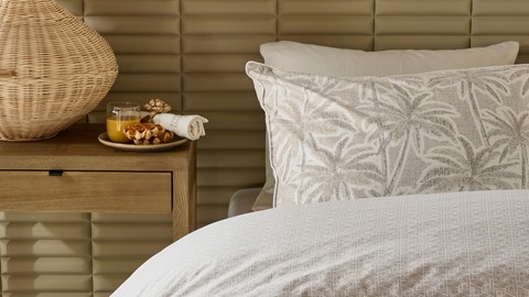 Dekbedovertrek Palm Paradise, sand