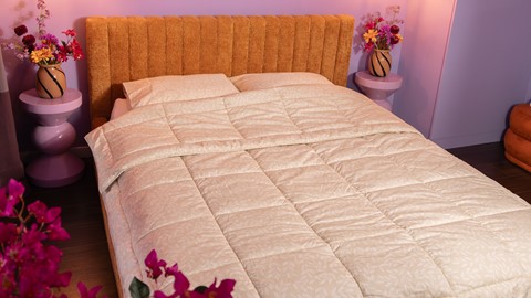 HappyBed Sand Drift - dekbed zonder overtrek, taupe