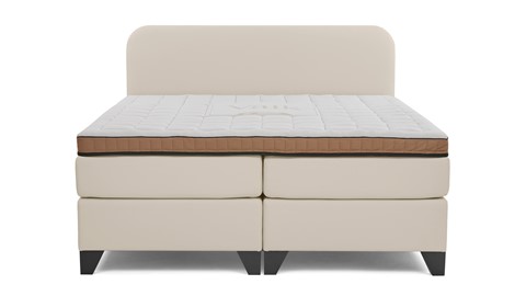 Hotelboxspring Essential met topper Luxury, ecru