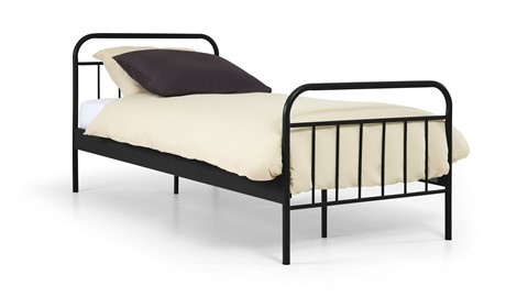 Bed Alex 1-persoons, zwart