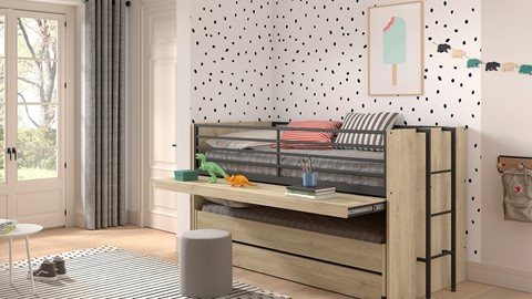 Halfhoogslaper Sam 86, eik