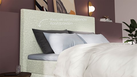 Boxspring Emerald - Bold touch, natural