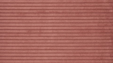 Boxspring Quartz vlak met gestoffeerd matras, old pink