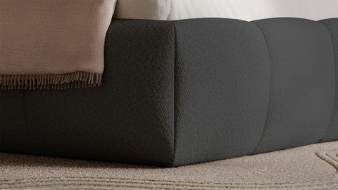 Bed Dune - Warm wool, anthracite