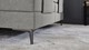 Boxspring Jade verstelbaar met gestoffeerd matras, grey