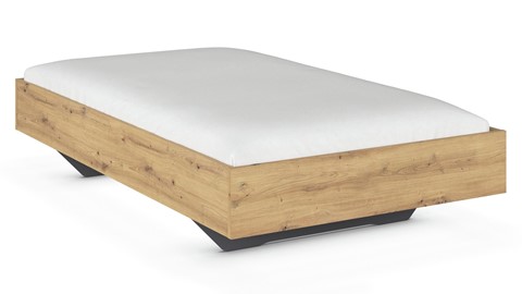 Bed Lex, artisan eiken