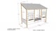 Huisbed 05, wit