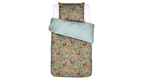Dekbedovertrek Roselina, surf green