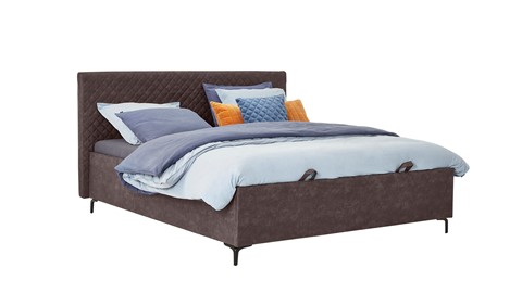 Opbergbed Diamond, darkbrown