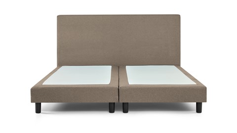 Box Ambra vlak zonder matras, taupe