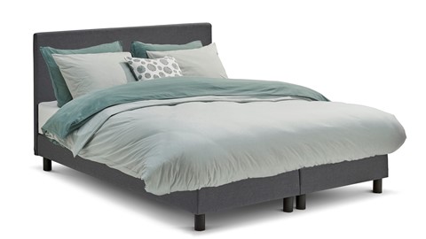 Box Ambra met Silver Pocket Deluxe Foam matras
