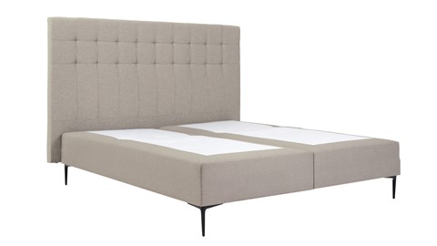 Boxspring Jade vlak zonder matras, khaki