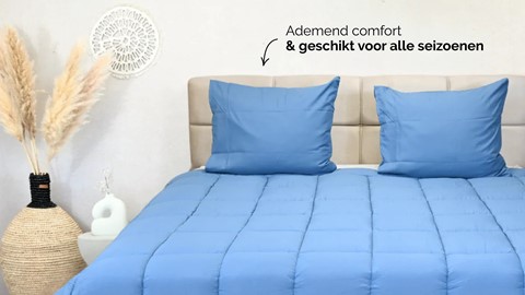 Happybed Bluestone alle seizoenen dekbed synthetisch.