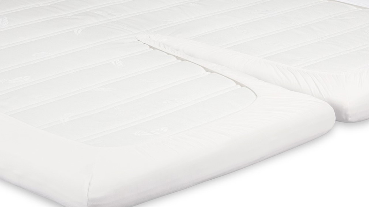 Eleganzzz Splittopper Hoeslaken Perkal Katoen - wit 180x210/220cm
