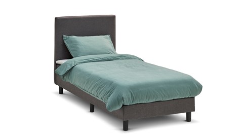 Boxspring Cisano vlak met gestoffeerd | Bed