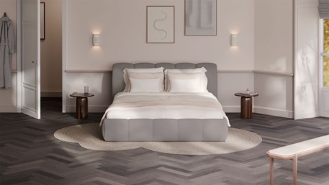 Bed Dune - Warm wool, grey