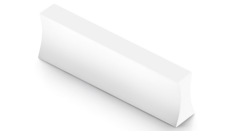 Profielgreep draaideurkast Switchline, premium wit