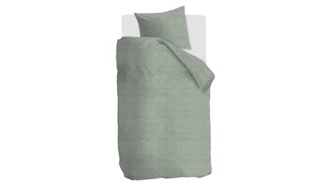 Dekbedovertrek Edo, soft green